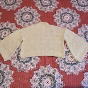 Topshop sweater- cropped